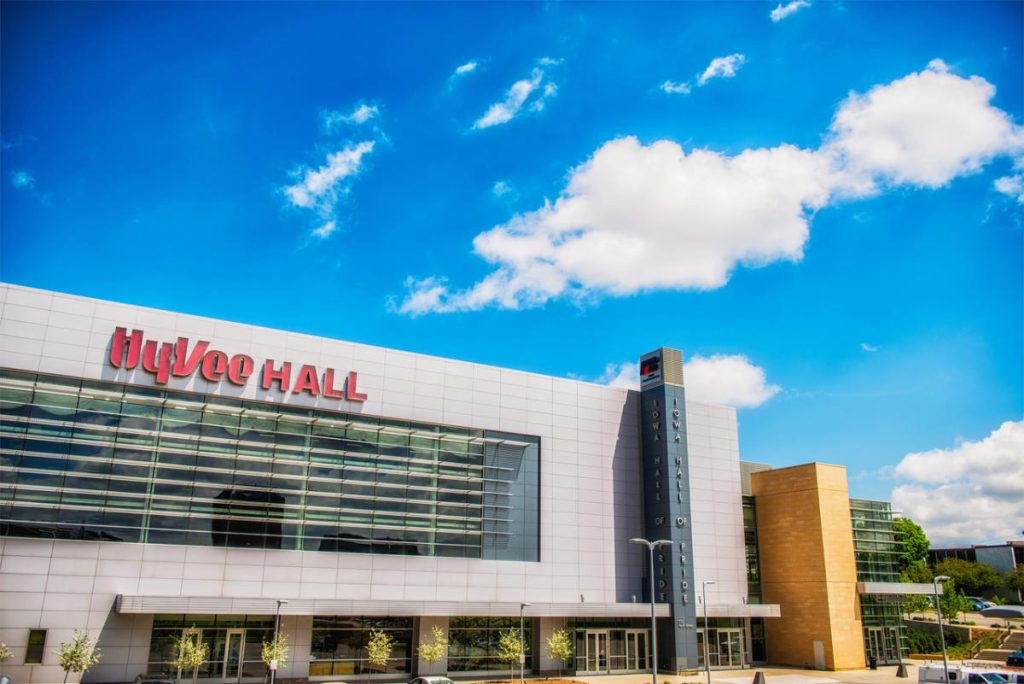 Picture of Hy-Vee Hall, the building.